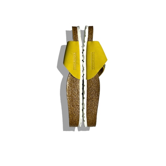 Anthropologie x Birkenstock Madrid Big Buckle Nubuck Leather Sandals Popcorn - Picture 9 of 12